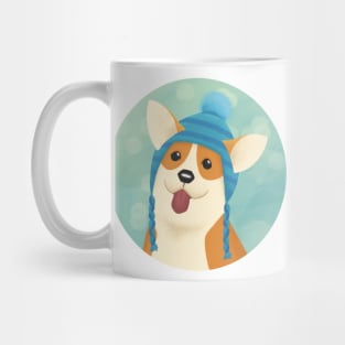 Winter Corgi Mug